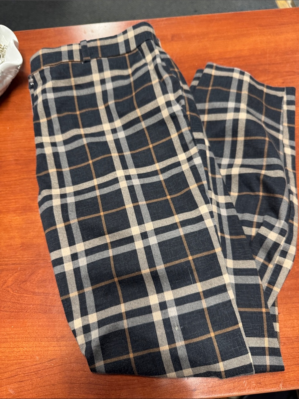 H&M plaid pants size 16 // 100136